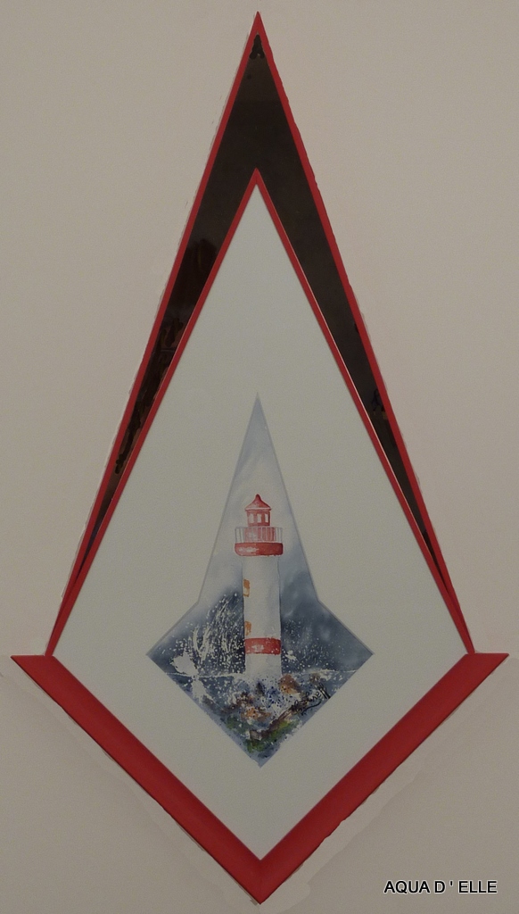 Phare rouge-(36x70)